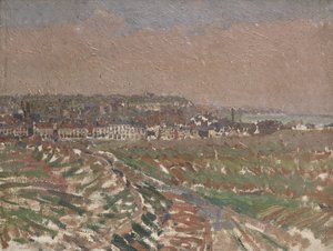 Dieppe desde el Oeste, 1910 - 1911 de Harold Gilman